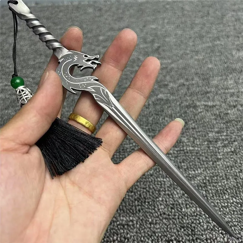 Hand-forged Integrated Twist Tea Needle Pu'er Tea Cake Knife Tea Accessories