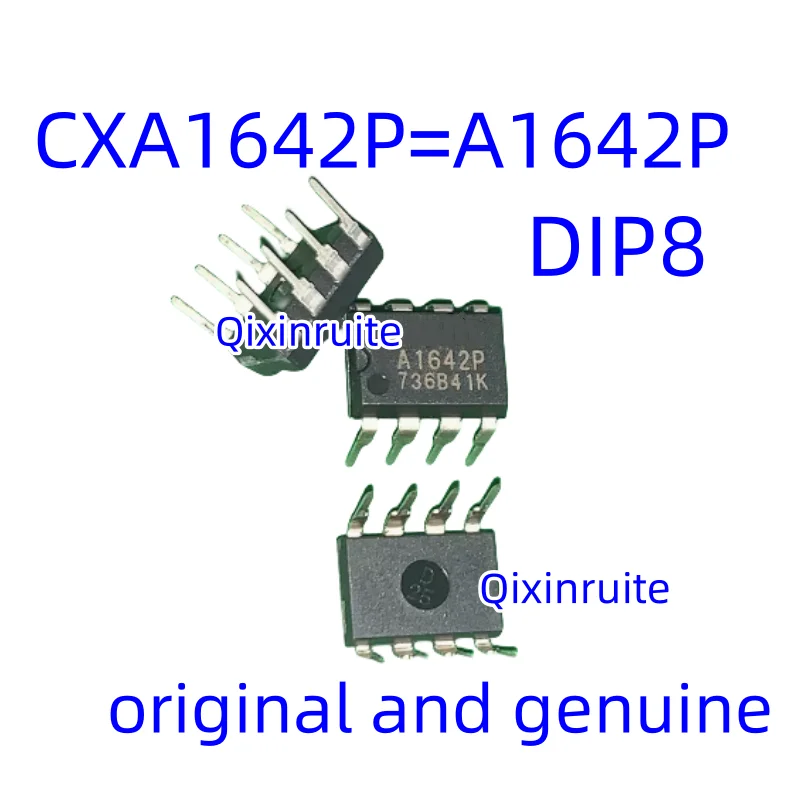 Qixinruite  Brand new original CXA1642P=A1642P direct plug DIP-8 voice canceller IC power chip for karaoke equipment