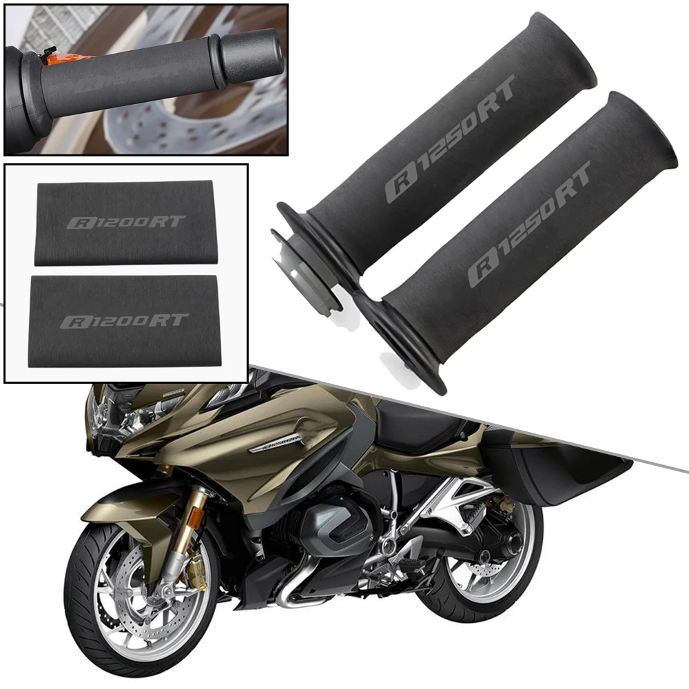 Para BMW R1200RT R1250RT R1200R R1200 1250 RT R1200 R R1250 1200 Funda universal antideslizante termocontraíble para empuñadura de motocicleta