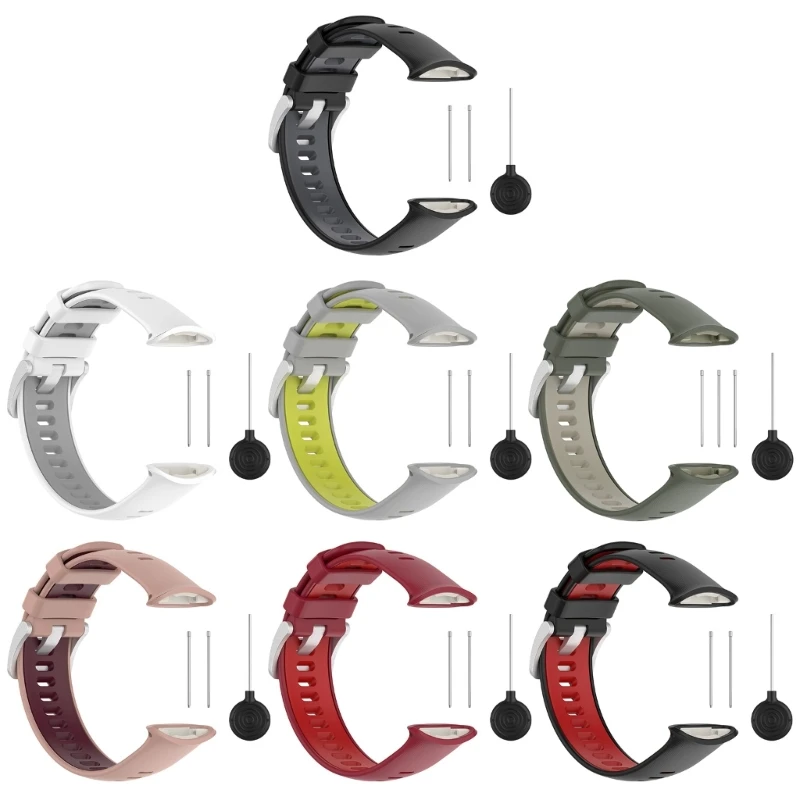 Silica Wristband Belt for Polar V2 Sport Watch Soft Strap Loop Bracelet