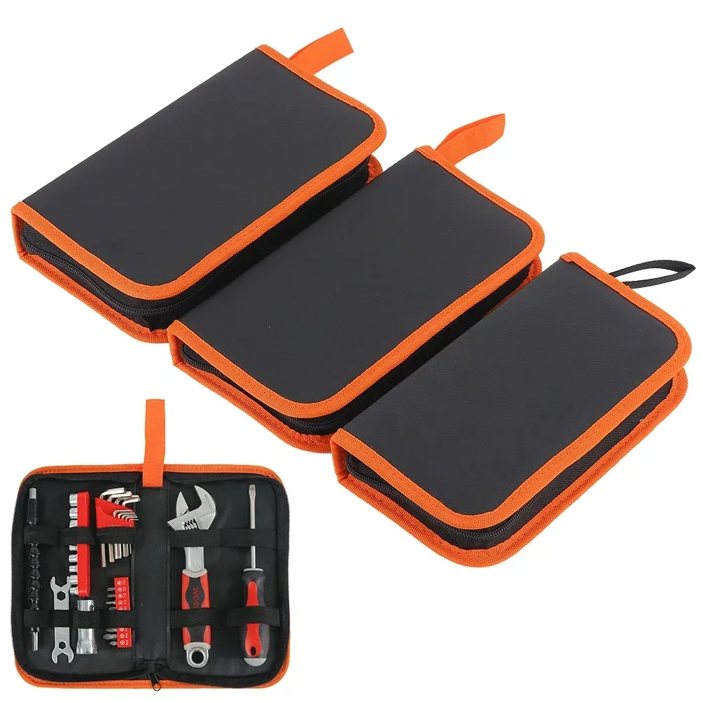 Oxford Canvas Repair Tool Bag Wear-resistant Water Proof Hardware Storage Bag High Capacity Soldering Iron Pouch
