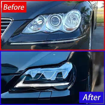 Přední světla pro Toyota REIZ MARK X 2005-2009 Vylepšení autosvětlometů Vysoce kvalitní LED denní svícení 3 Příslušenství k projektorovým čočkám 8 nejlepší prodej LED světlomety pro Toyota Mark X - №8