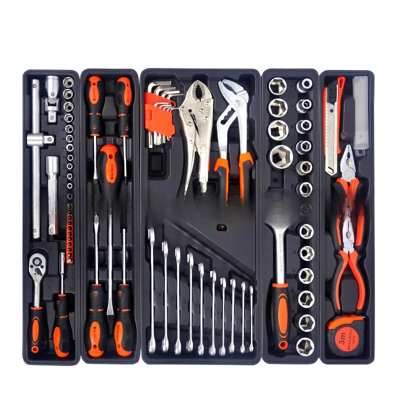 

Household 85PCS sleeve auto repair machinery assembly combination aluminum box wrench