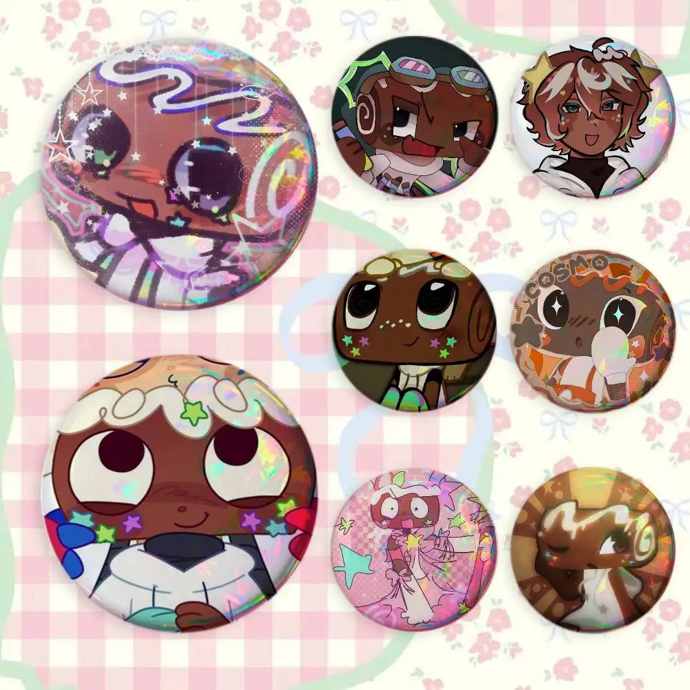 

Dandys World Cosmo Laser Brooches Cartoon Badge Pins Backpack Hat Accessories Friend Gift