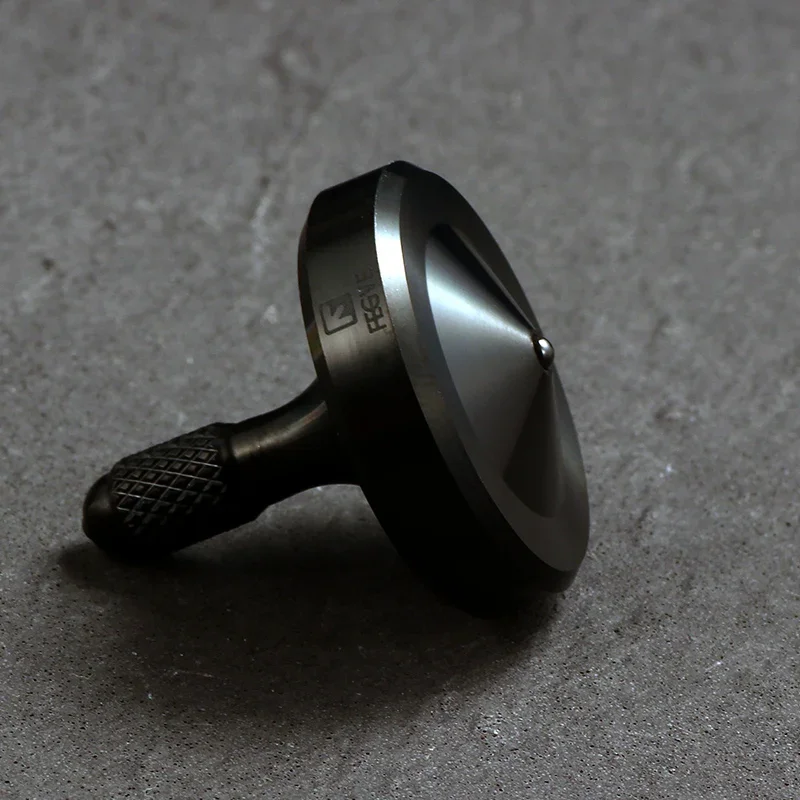 FEGVE Inner Peace Mini Gyro Fidget Spinner Hand Spinner Edelstahl Metall Keramik Perlen Antistress Desktop Rotation Spielzeug