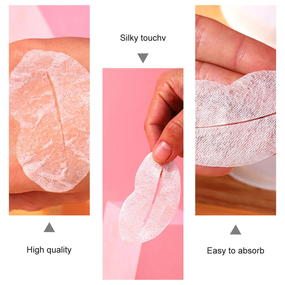 

1000 pcs Breathable Masks Moisturizing Care For Women Care Soft Disposable Lip Papers Comfortable Lip Films Skincare