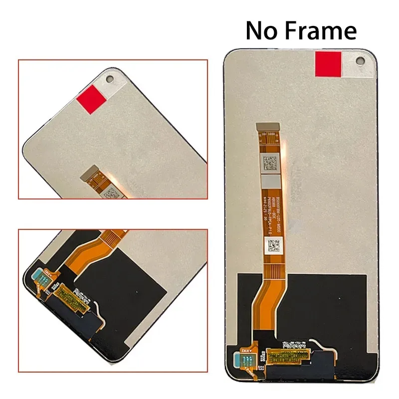 6.6\'\'Original For OPPO Realme 8i LCD Display WIth Frame 10 Touch Screen Digitizer Assembly  For Realme8i RMX3151 LCD Replacement