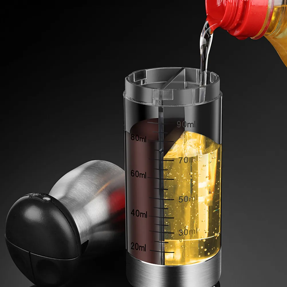 

1Set Oil Spray Bottle Vinegar Dispenser Premium Portable Manual Kitchen Cruet for Cooking Barbecue Baking Oil Storage Container