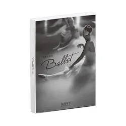 30 Sheets/Box Dream Ballet Postcard Beautiful Dance Photos Greeting Card Birthday Gift Card Wish Message Post Card Invitations