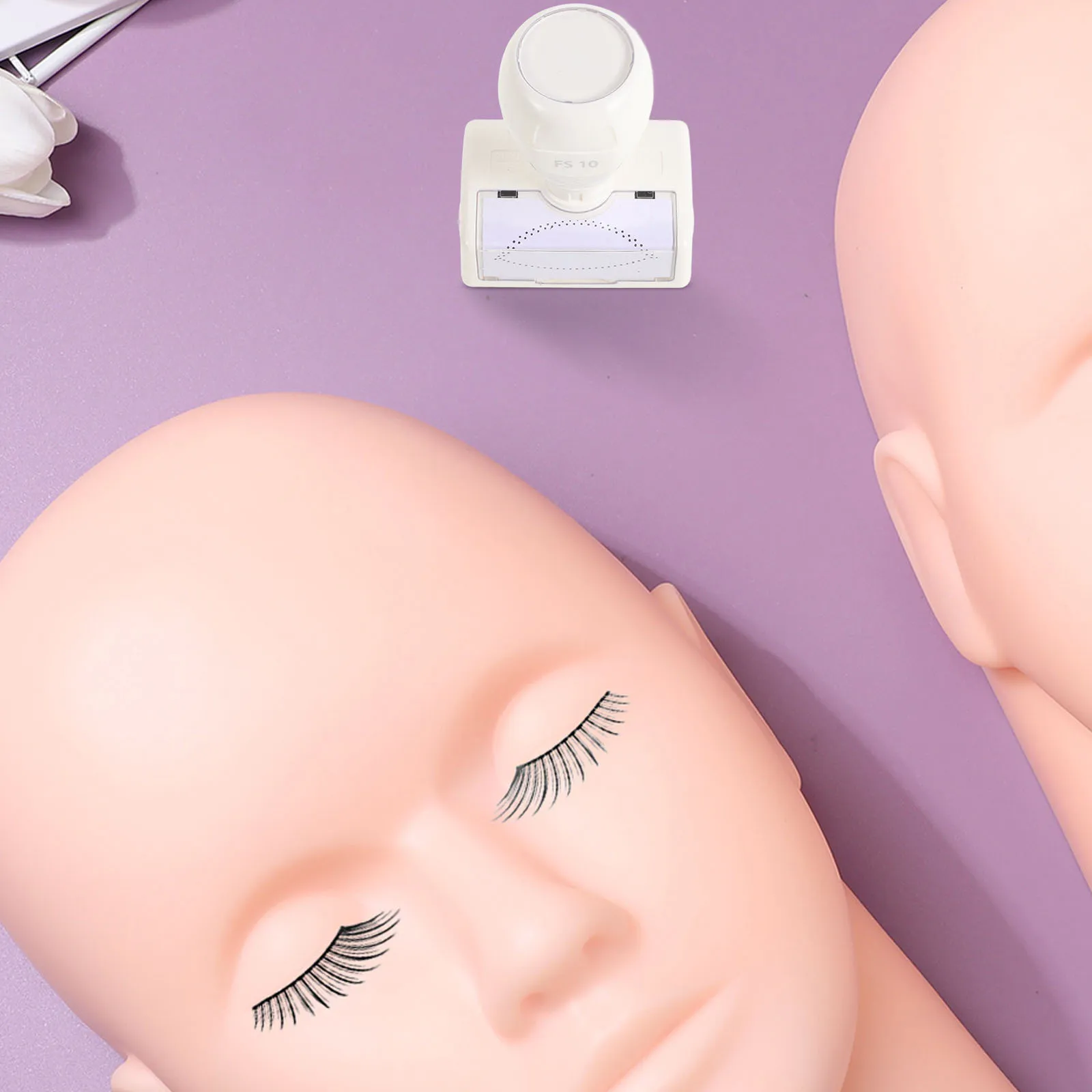 

Eyelash Lash Practice Tool For Women Small Size Easy To Use Makeup Artistry Training Aid Eyelash Extension Stamp Women