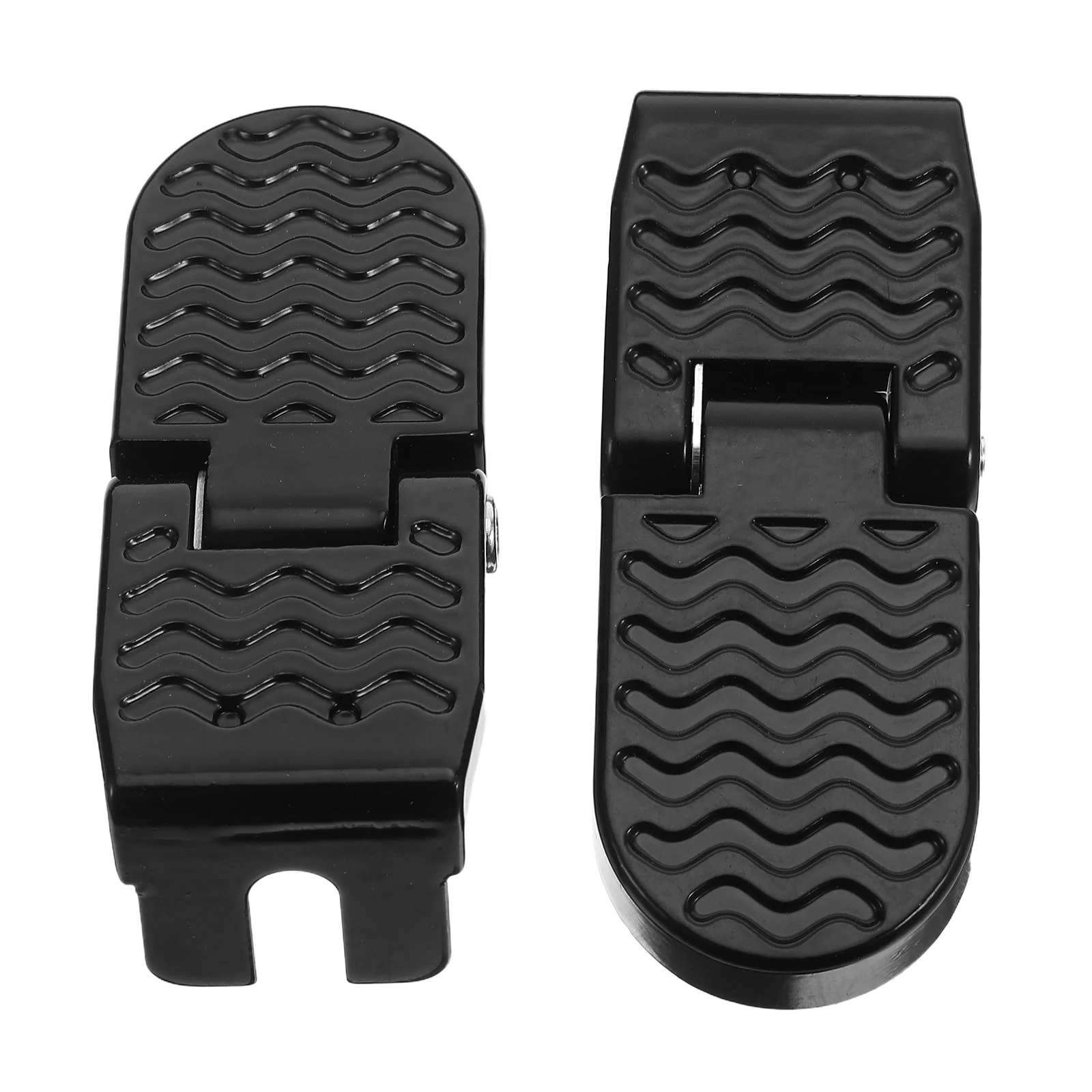 

1Pair Folding Rear Seat Pedals 10Mm Aluminum Alloy Non-Slip Bike Footrest for Bicycle Passenger Support Enhanced Stability