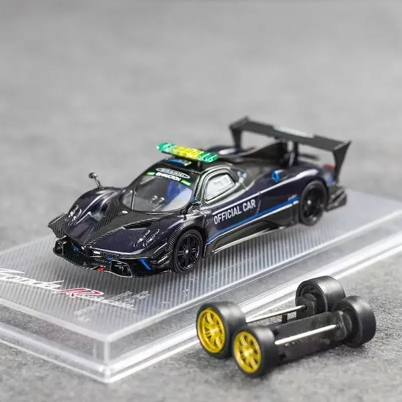 CM 1:64 Pagani Zonda Revolucion safety car alloy model, children's collection of decorative toys, for children's holiday gifts.