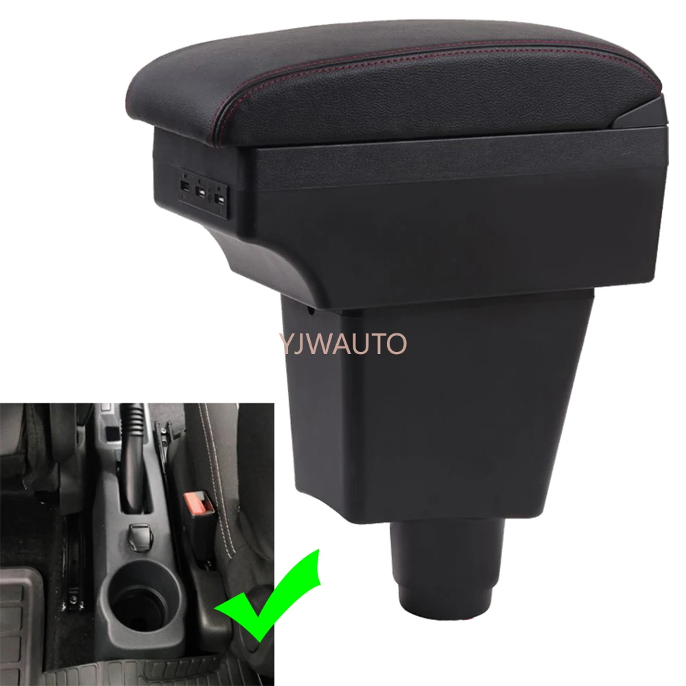 

Armrest For Renault Logan Center Console Box Car Arm Rest Ashtray Storage Box with CUP Holder