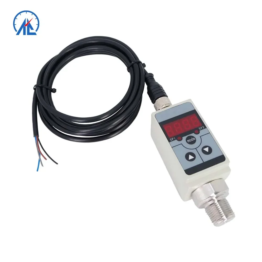 Smart Industrial Temperature Control Switch with Digital Display, Diaphragm Isolation, Compact Design for HVAC and Machinery Use