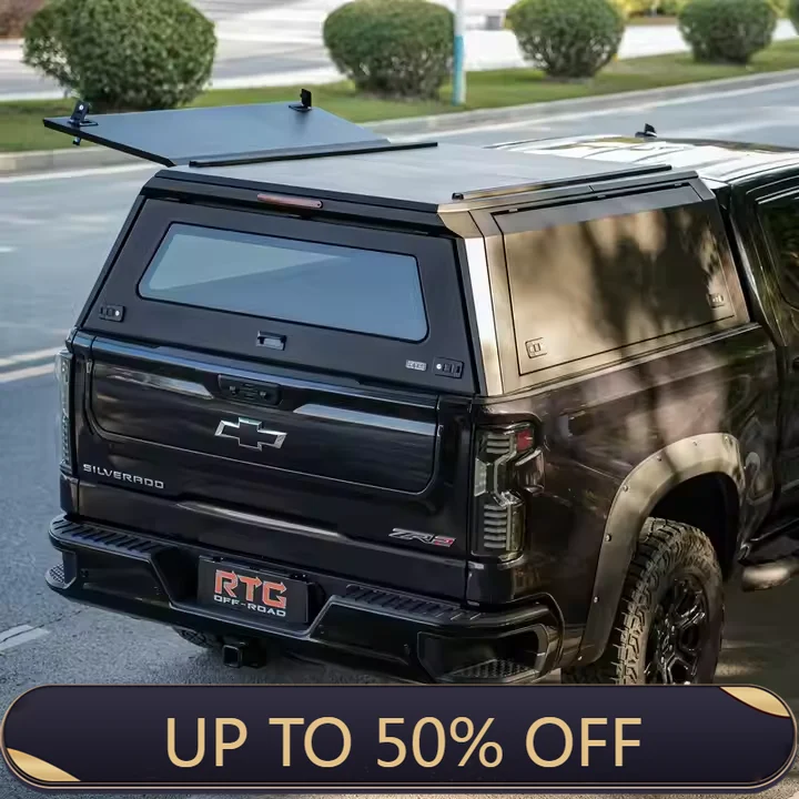 

Deren High QualitAluminum Alloy Hardtop Tonneau Cover for4x4 Pickup Trucks Chevrolet Silverado ZR2 GMC and RAM Models Bed Canopy