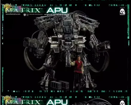 Threezero 3A The Matrix APU Robot Mech Action Figure Model Toys