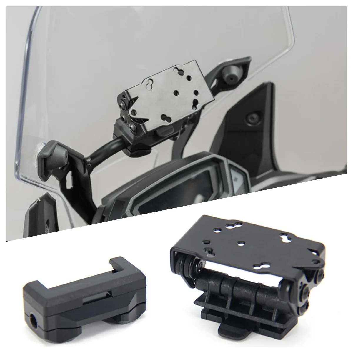 Para Aprilia Tuareg 660 XC 2021 2022, accesorios para motocicleta, soporte de navegación GPS de 10/22mm, adaptador de soporte de teléfono de acero inoxidable