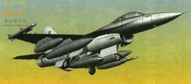 F16Cblock 52 Light Fighter Military Model 3D Paper Model DIY Hand-made Paper Model Pendulum Toy