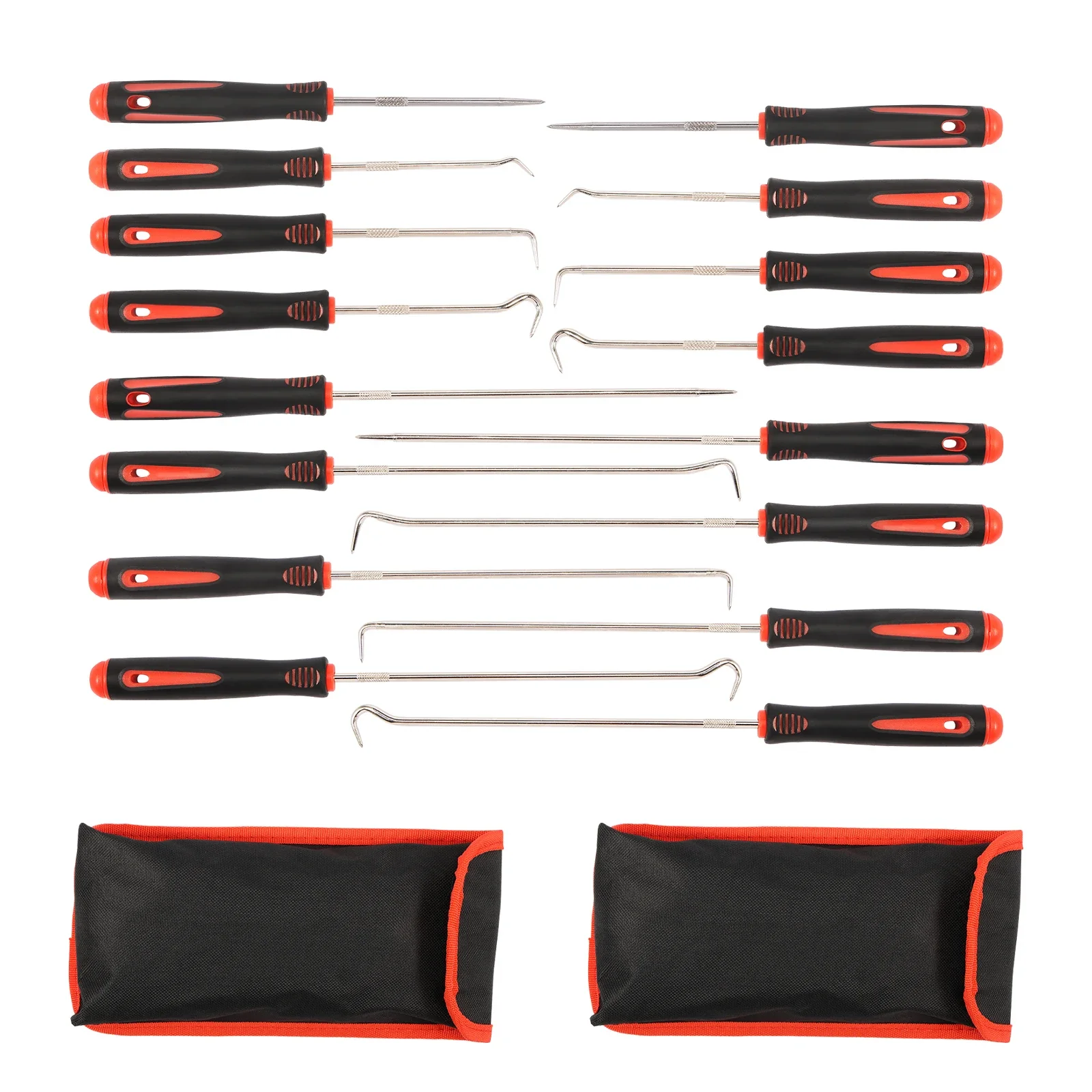 16Pcs Pick and Hook Set Long Short Reach Oil Seal Pick Tool Easy Removal Automotive Oil Seal Hook for Car Home Repair Lock Keys
