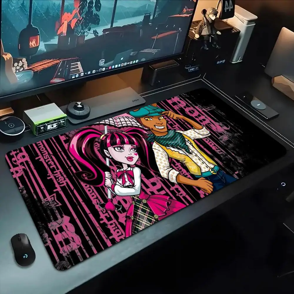 

Коврик для мыши Monster High 500X1000 мм, большой игровой коврик для мыши Gamer XL, резиновый коврик для клавиатуры отаку, коврик для ноутбука, стола