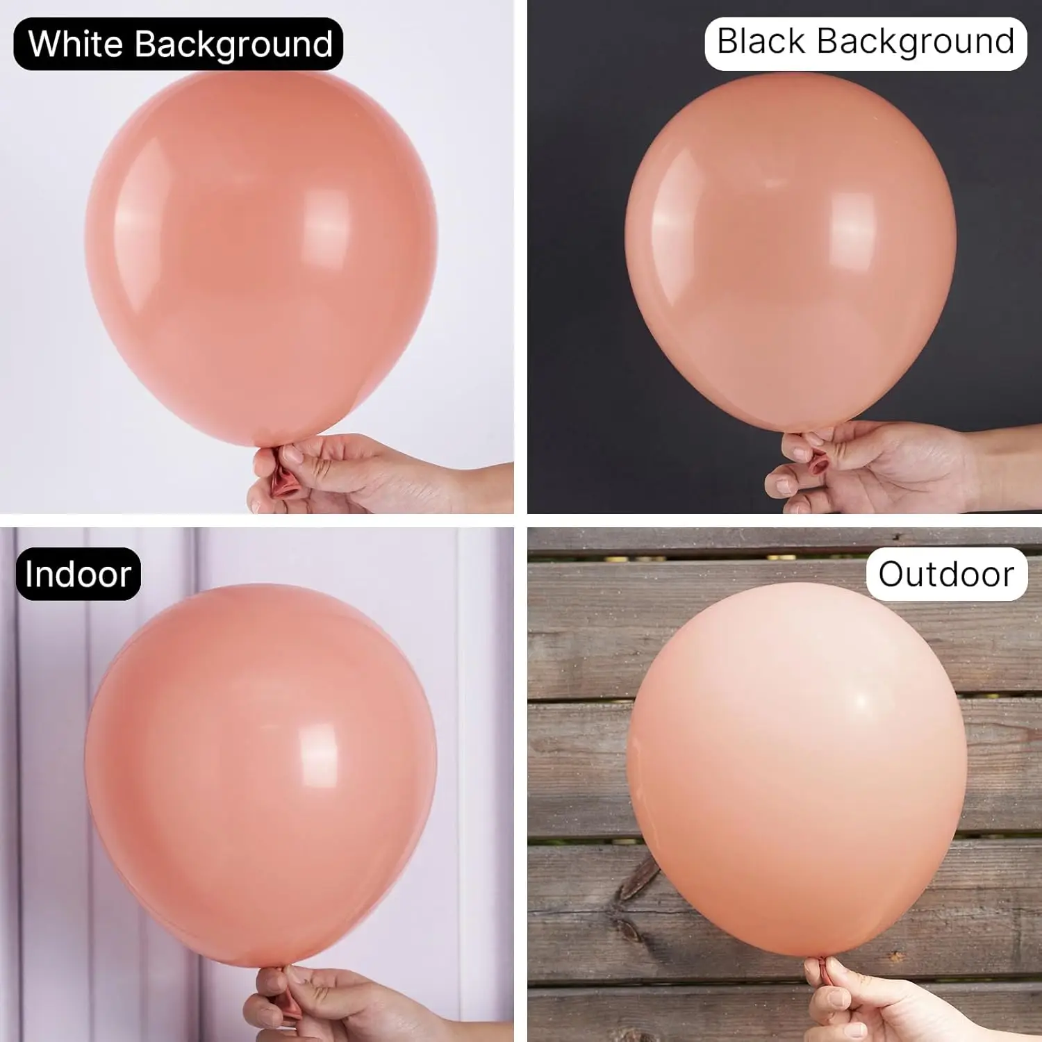 100Pcs Blush Pink Balloons Garland Kit 5/10/12/18