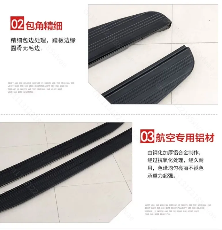 Side Step Running Board for L322 2005‑2012 OEM‑Style Car Side Foot Pole with Mud Guard Heavy‑Duty Exterior Replacement