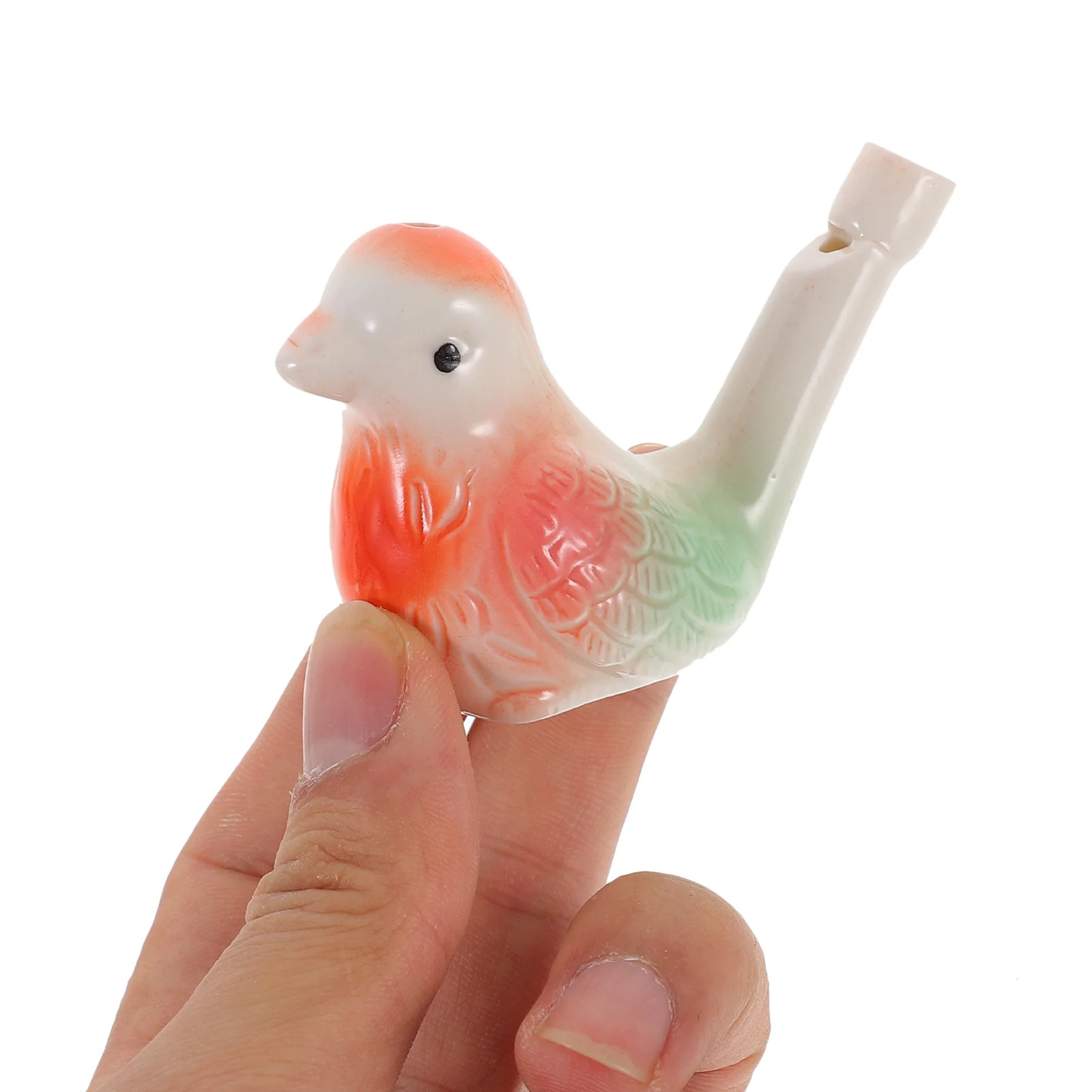 6 قطعة صفارات المياه السيراميك الطيور مضحك الاطفال الآلات الموسيقية التعلم المبكر الترفيه المياه صافرة Warbling صافرة #5