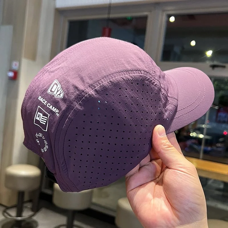 Korean Summer Thin Sun Hat Breathable Mesh Baseball Big Head Circumference Quick-drying Hat Men's Cap Sun Protection Outdoor Cap