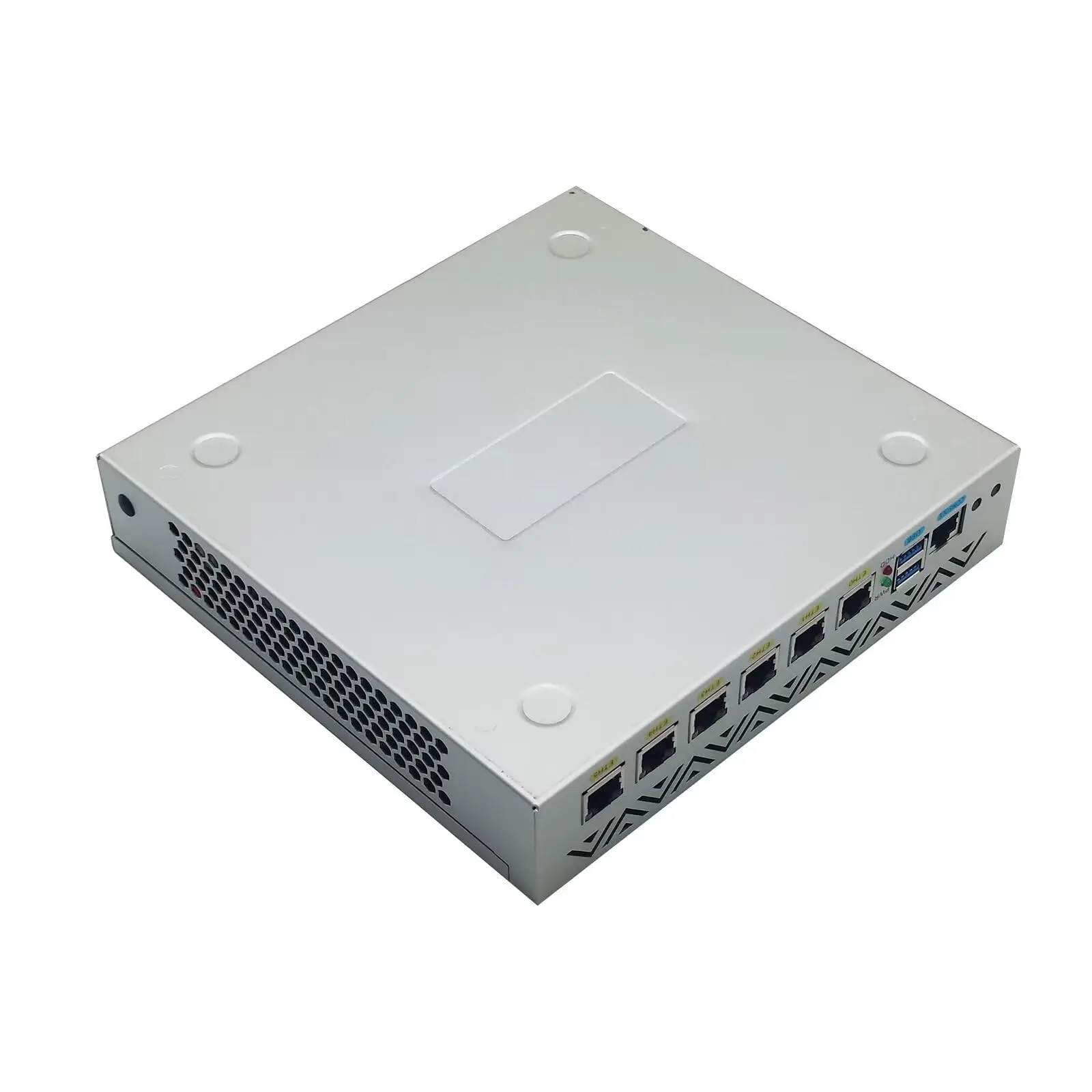MNBOXCONET 1U Aparato firewall de 9 pulgadas con montaje en rack I5 1135G7, hardware para PC enrutador, AES-NI, 6 x 2,5 GbE I-225V LAN, OPNsense