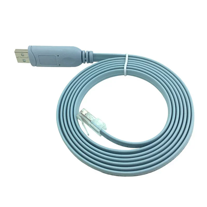 Кабель USB к консоли RJ45, последовательный адаптер RS232 для Cisco H3C HP Arba 9306 Huawei, роутер, переворотный преобразователь, кабели управления переключателями