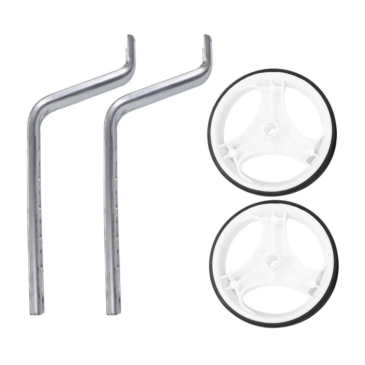 

1Set High Strength Child Bicycle Auxiliary Wheels Adjustable Flashing Light Sturdy Balance Support Durable Accessories