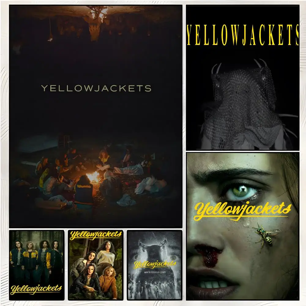 Yellowjackets Thriller Survival Painting Calligraphy Wall Art Mural Living Room Canvas Decor Gifts