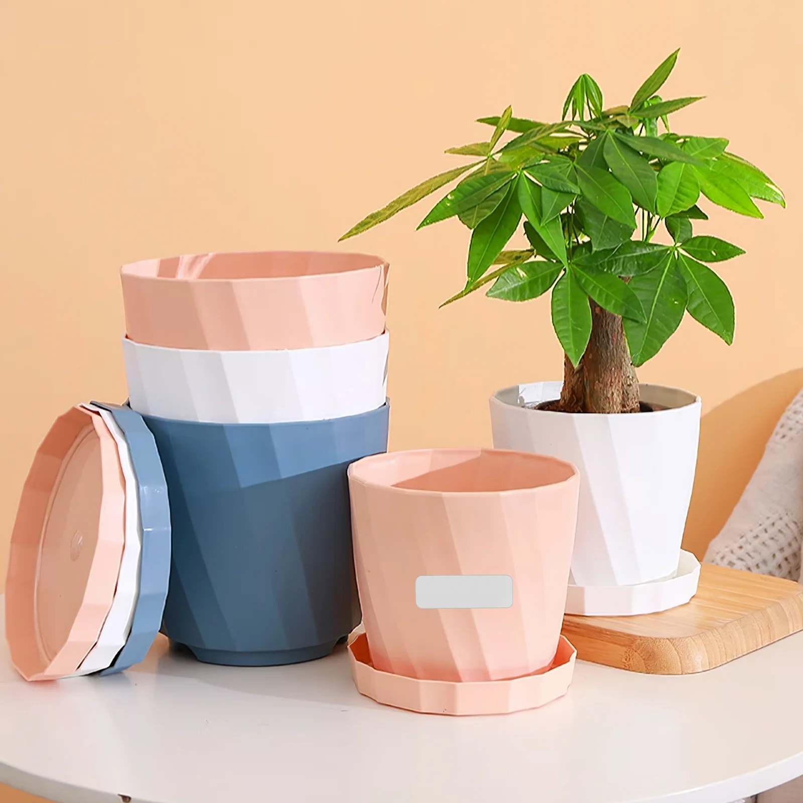 100 ورقة ملصقات ورقية لاصقة فارغة قابلة للطباعة للطابعة مقاومة للتمزق ومقاومة للخدش للاستخدام طويل الأمد