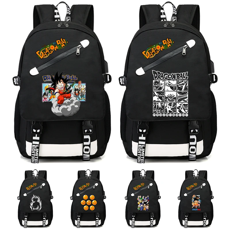 Anime Dragon Ball zaino uomo Mochilas borsa da viaggio bambini zainetto adolescente ragazzo ragazza studente zaino zaino scuola per il tempo libero