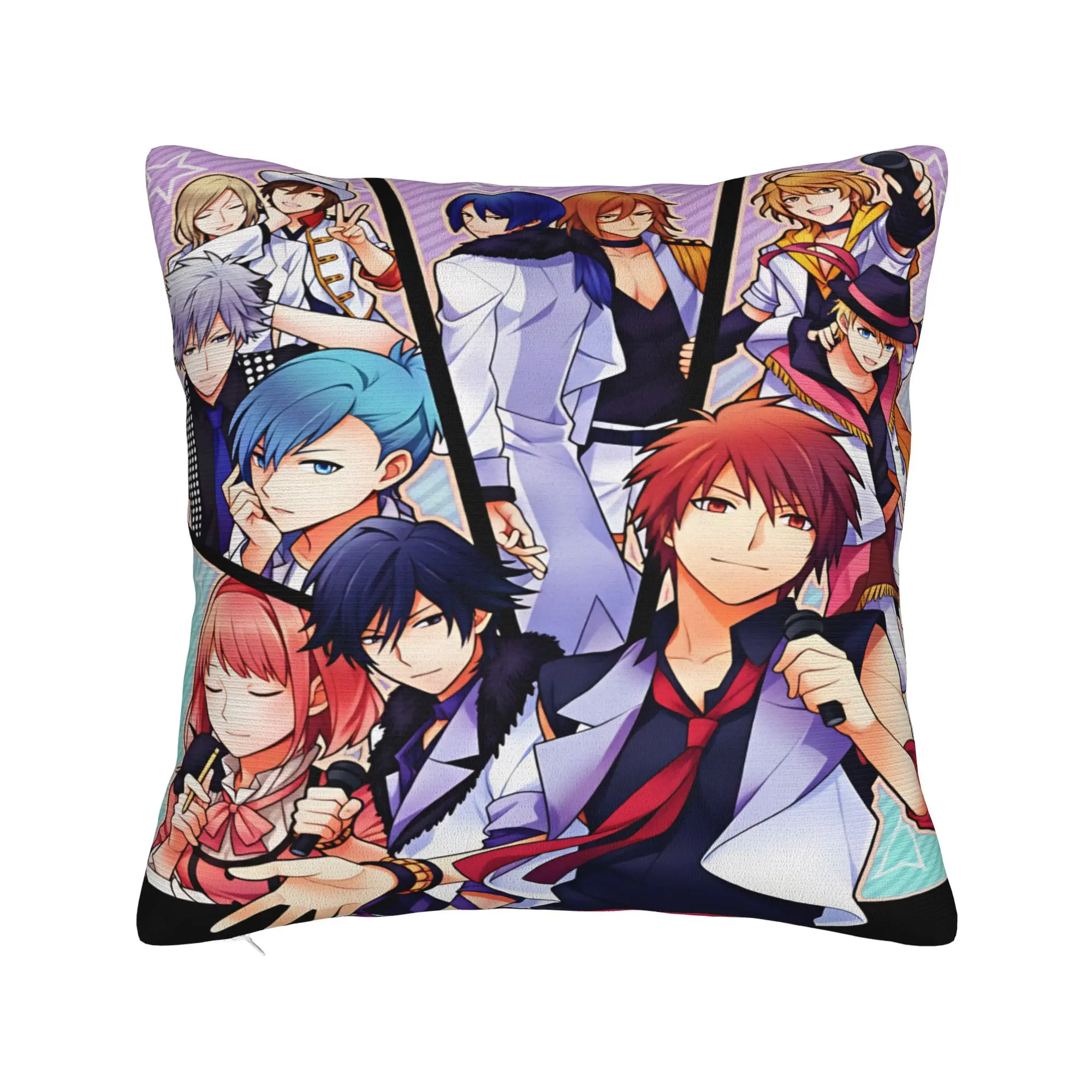 U-Uta no Prince-sama Hijirikawa Masato   Pillow Case  Fashion Pillow Cover Soft Pillowcases For Chair Sofa Home Decor