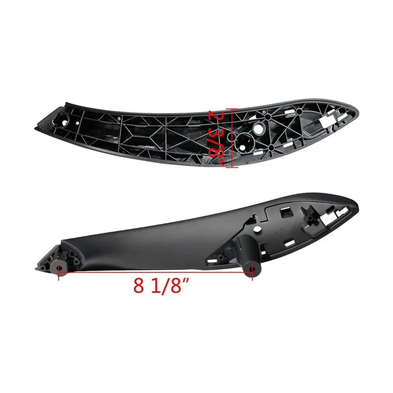 ABWR-Car الداخلية الباب الداخلي غطاء مقبض سحب الخلفي الأيسر والأيمن لسيارات BMW 3 4 Series F30/F31/F34/ F32/F33/F36 2012-2018