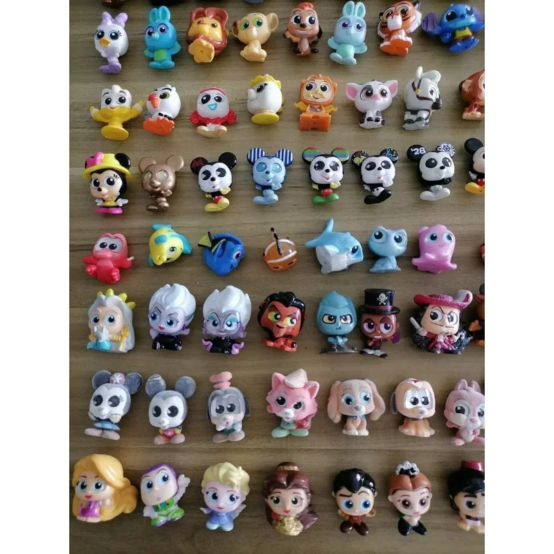 Genuine Disney Doorables Figure Princess Toy Story Doll Frozen Gogel Amorim Humbarger Ornaments Accessories Toy