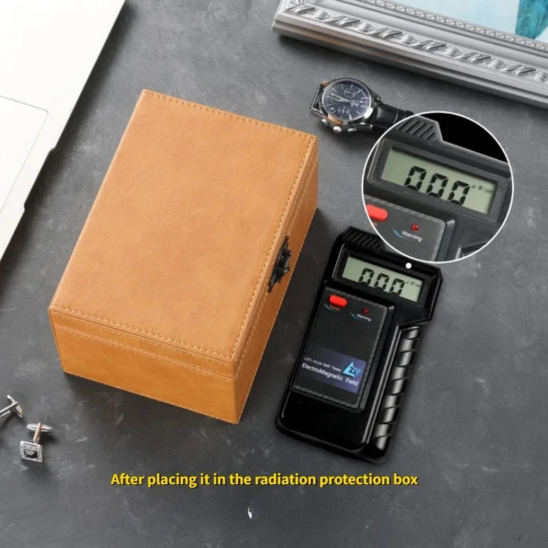 Car Key Signal Shielding Box Anti-theft Protector Radiation-proof Mobile Phone Faraday Bank Card Phone Card Storage Box