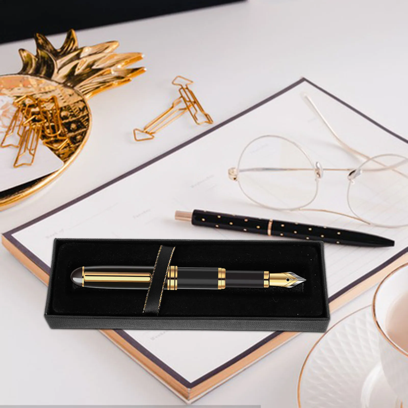 

2 Pcs Black Pen Case Gift Boxes Hard Paper 17 5x6 0x2 2cm Empty Decorative ganizer Pencil Case For Adults Students Kids boxes