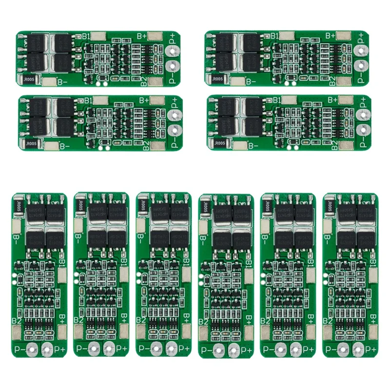 AC57-10 قطعة بطارية ليثيوم 18650 شاحن PCB BMS لوح حماية 3S 20A لمحرك الحفر 12.6 فولت وحدة خلية ليثيوم