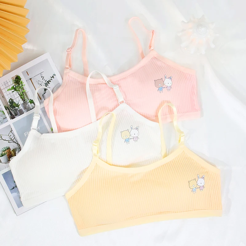 Underwear, female students, teenage middle and high school students, tank tops, developmental stage, strapless camisoles, bras,
