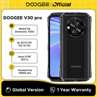 Global Version DOOGEE V30 Pro Rugged Phone 32GB 512GB 200MP Camera Dimensity 7050 5G 6.58\