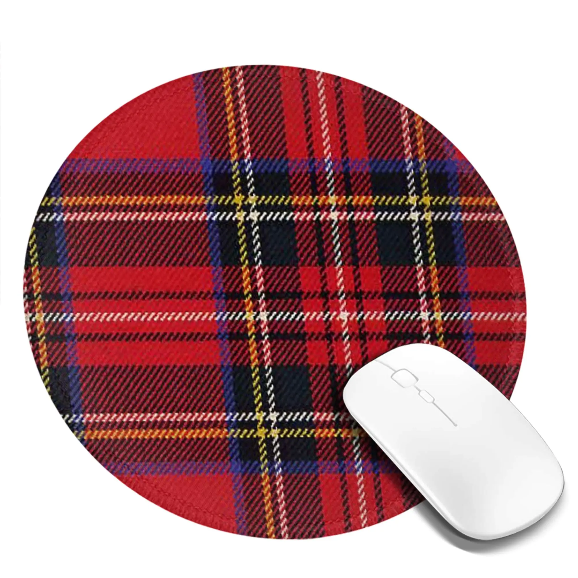 Traditional Royal Stewart Scottish tartan Mouse Pad Computer Keyboard Mouse Mat Gamer PC Laptop Desk Mat Accessories Table Mats