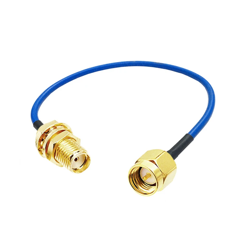 1Pcs RG402 SMA Female to SMA male SMA-J feeder connector Extension Coaxial Cable 1M 2M 3M Low Loss RF Test Cord