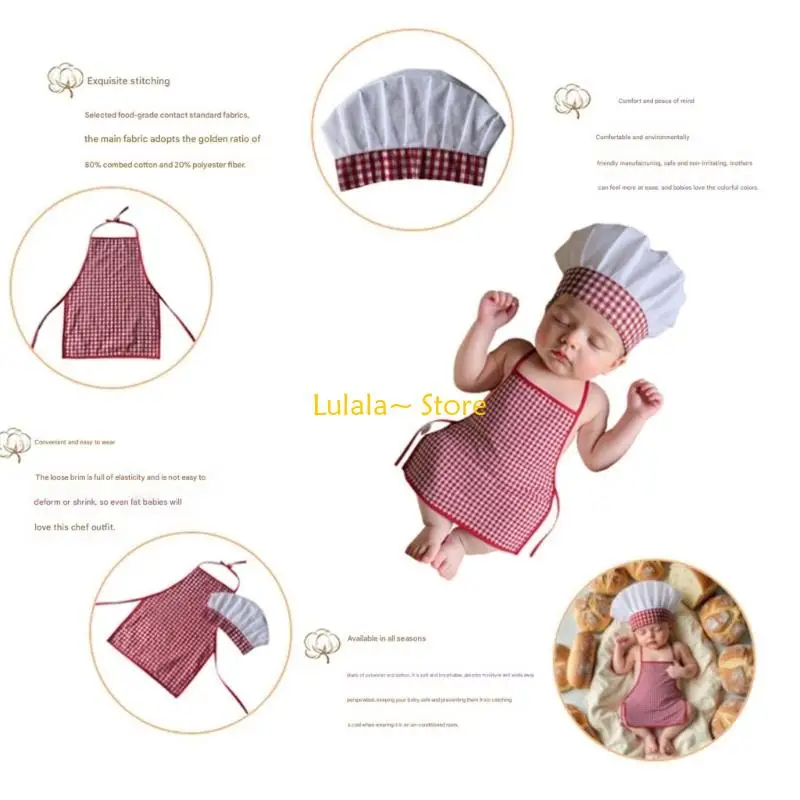Y4QA Photo Clothes Newborns Boy Girl Photography Props Baby Costume Clothing