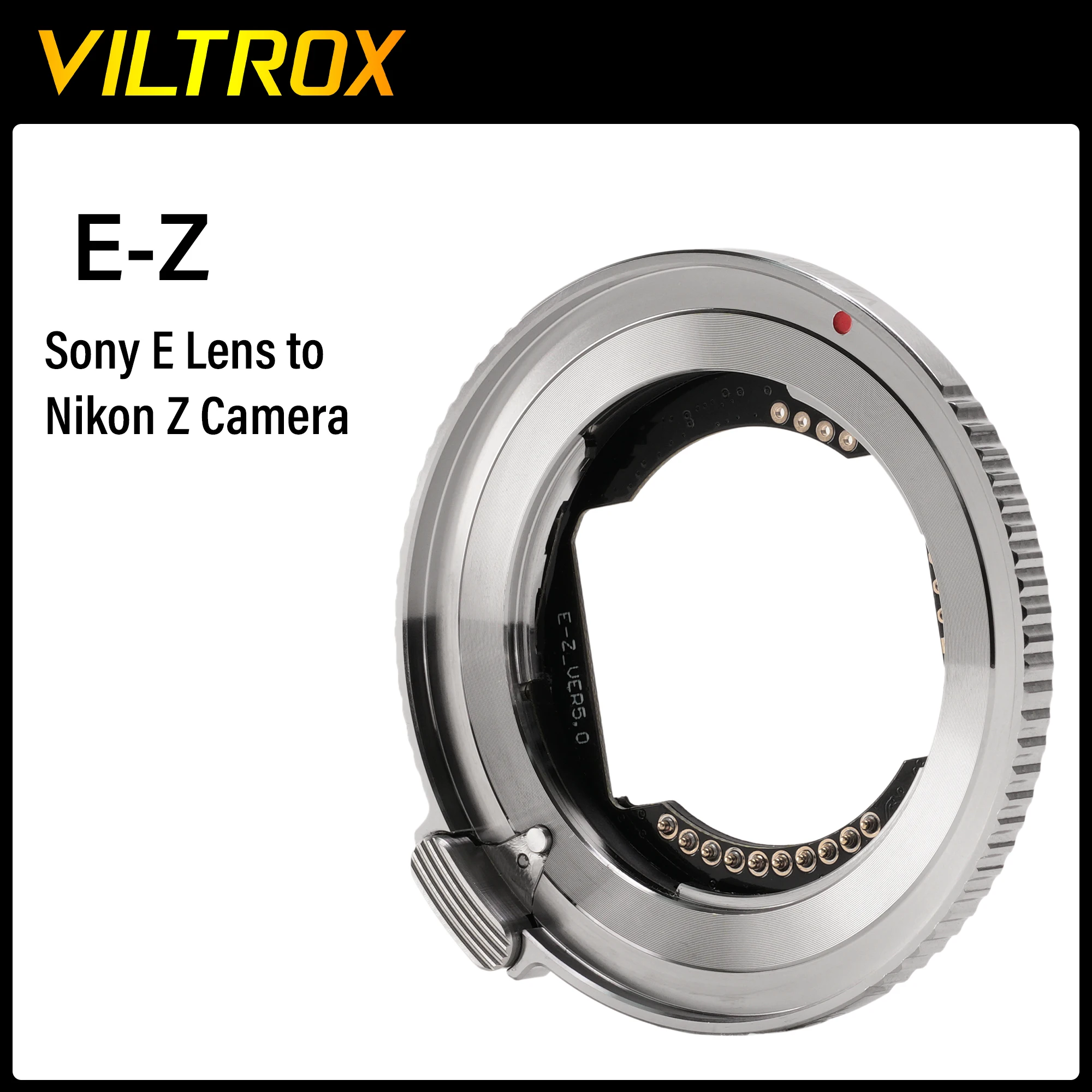 

Viltrox E-Z AF Auto Focus Lens Mount Adapter Full Frame for Sony E mount lenses to Nikon Z cameras