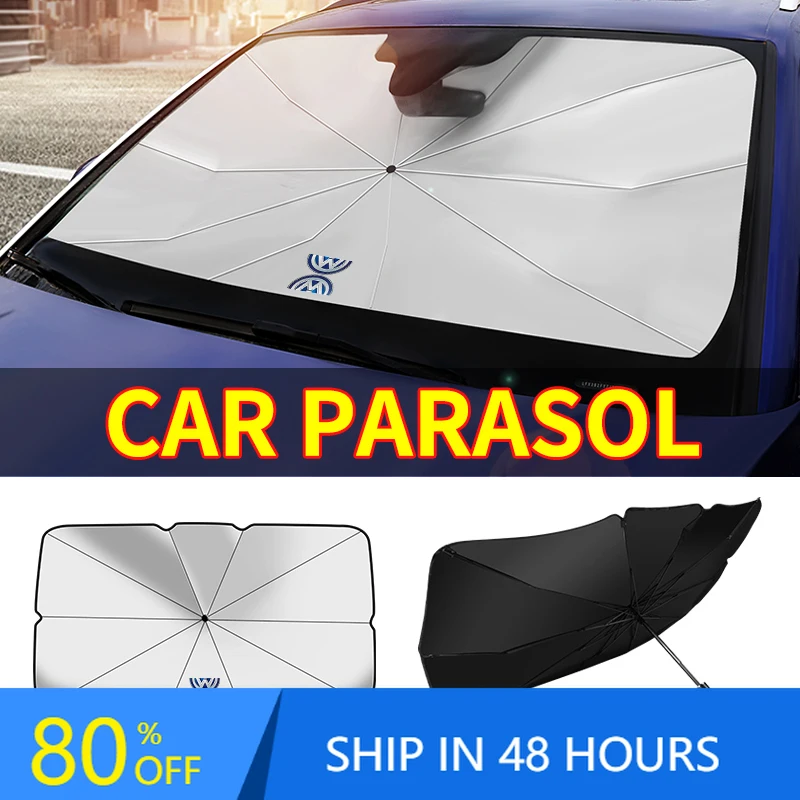 

Солнцезащитный козырек для лобового стекла автомобиля Volkswagen VW, складной, 1 шт., для моделей GTI, Rline, R, Golf, Amarok, Ph