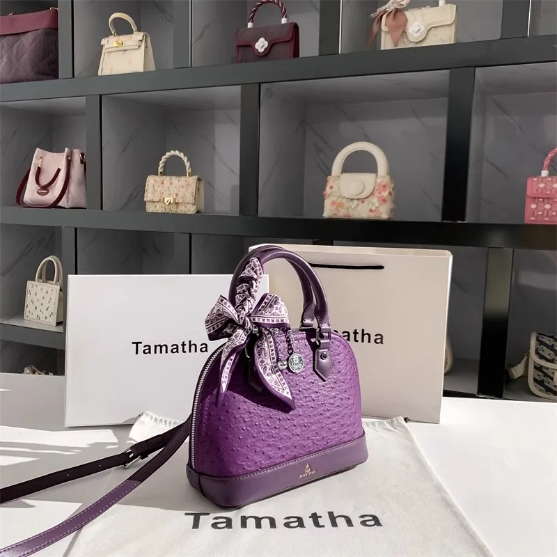 Purple Color Fashion Dots Shell Bag High Quality Women Handbag Textured Shoulder Messenger Bag Lady Purse Female Casual Bag