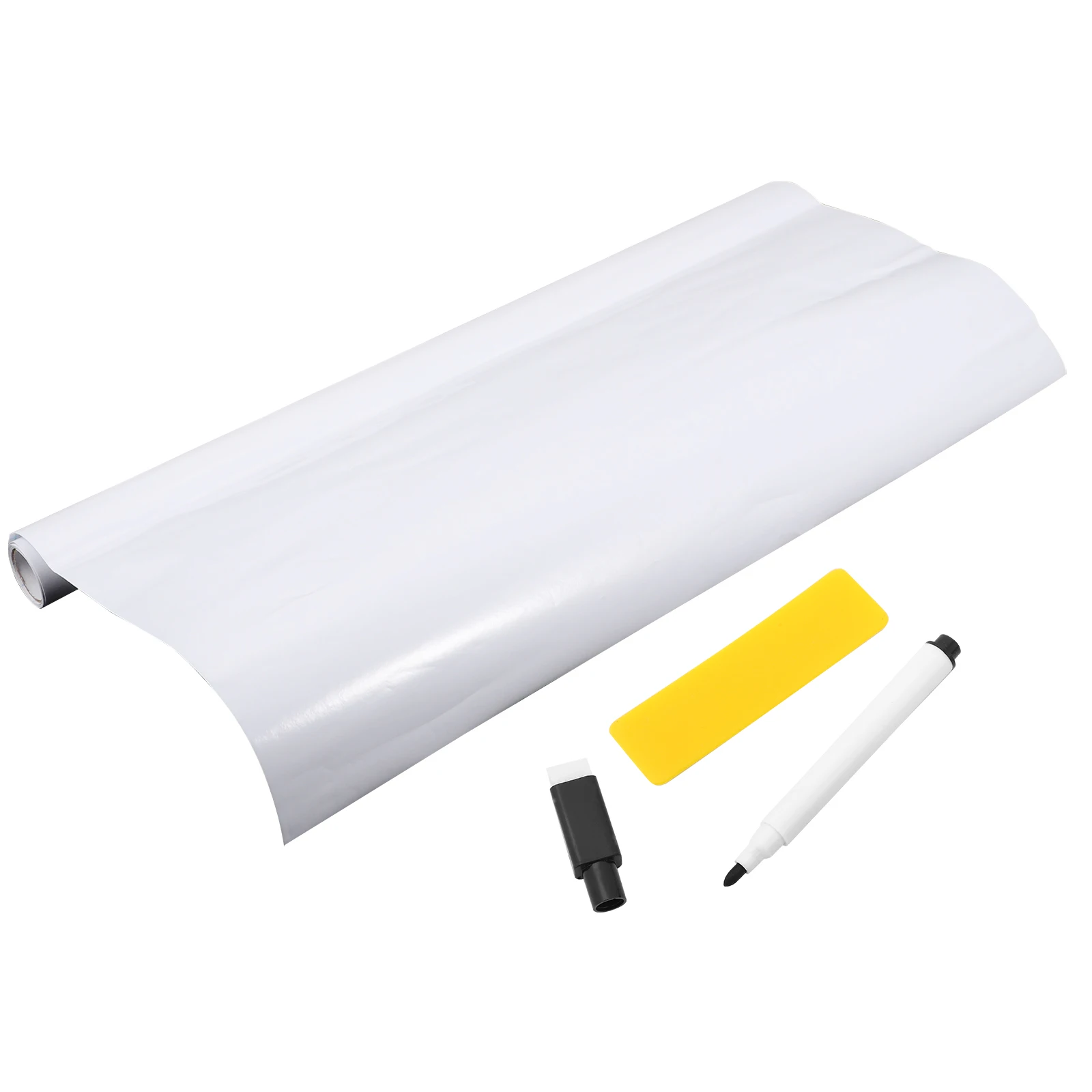 

Whiteboard Sticker 45x100cm White Dry Erase Wall Board Removable Reusable Teaching Marker Pen Classroom Home Display Notice