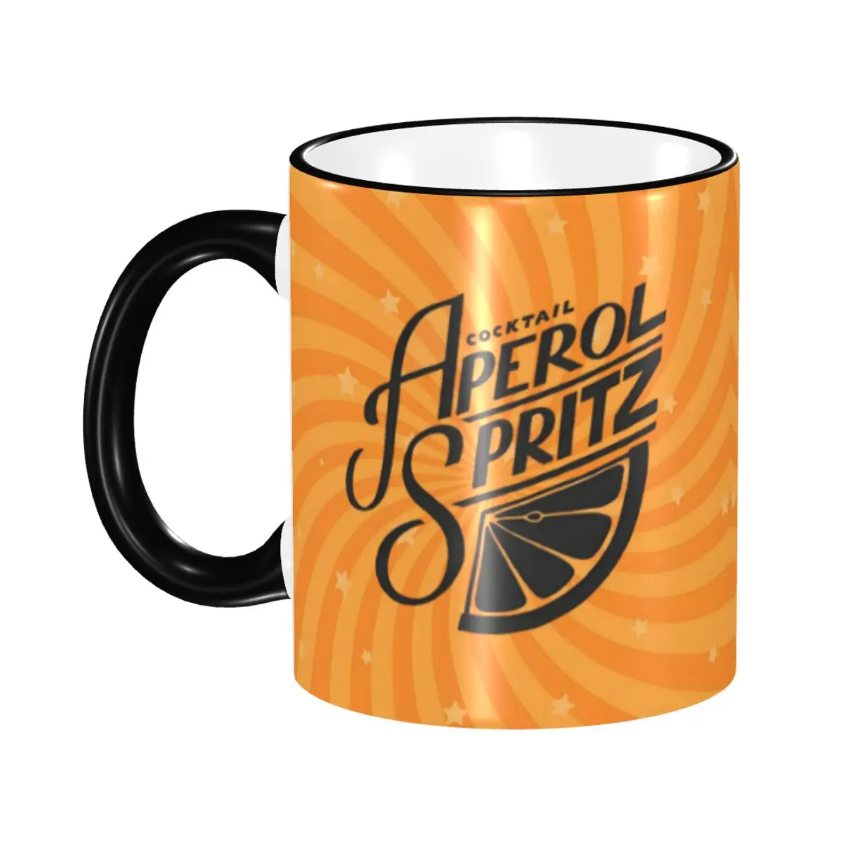

Customized A-Aperols Coffee Mug DIY Cocktail Alcohol Drink Ceramic Mug Cup Creative Present